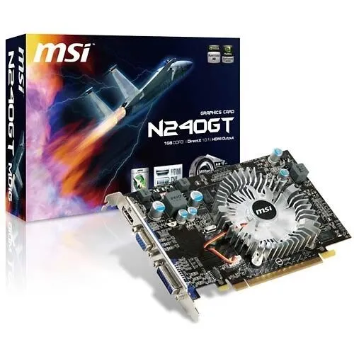 MSI N240GT-MD1G 1 GB GDDR3 Ekran Kartı Thumbnail 5