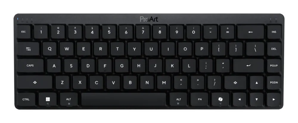 ASUS ProArt Keyboard KD300 Ev / Ofis USB + RF Wireless + Bluetooth Siyah Klavye Thumbnail 1