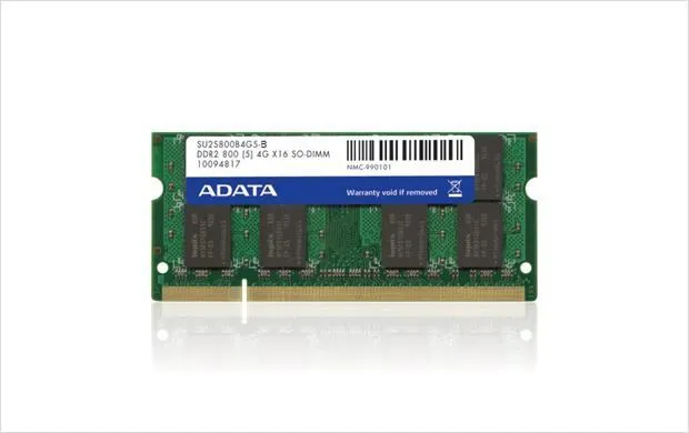 ADATA 4GB 1 x 4 GB DDR2 200-pin SO-DIMM RAM Bellek