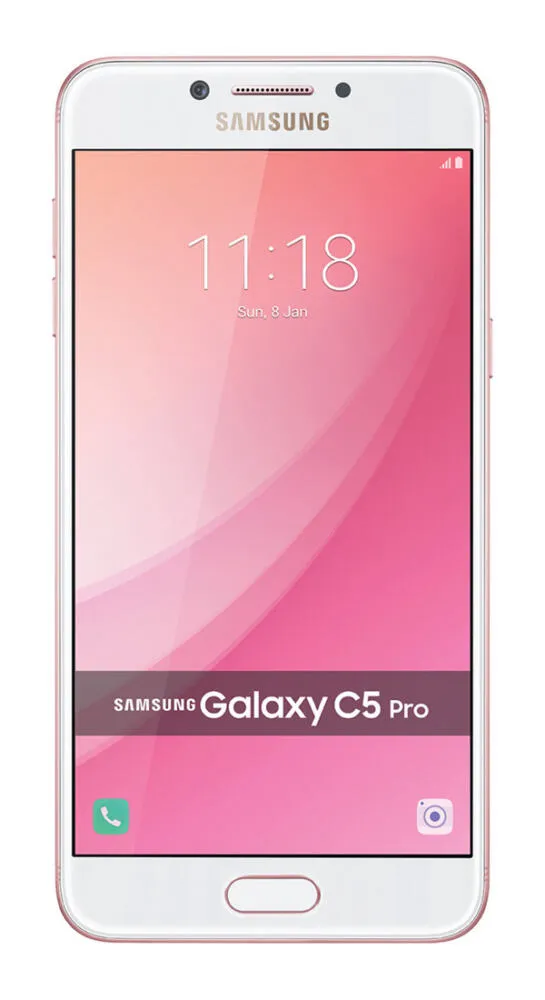 Samsung Galaxy C5 Pro 13,2 cm (5.2") Hibrid Çift SIM 4G USB C Tipi 4 GB 64 GB 2600 mAh Pembe Akıllı Telefon