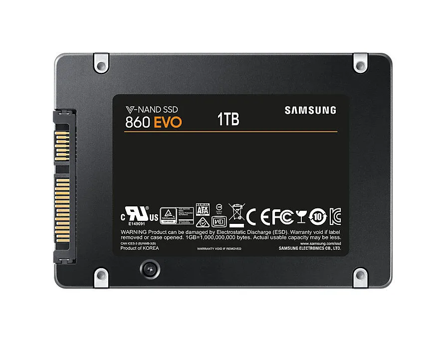 Samsung 860 EVO 1 TB MZ-76E1T0B/AM 2.5" SSD Thumbnail 1
