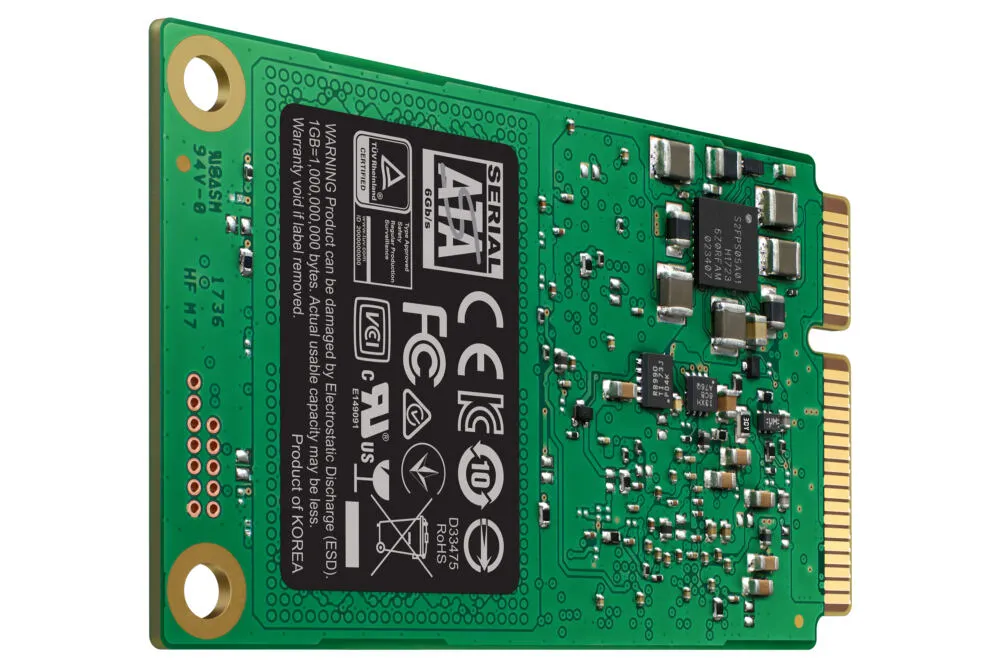 Samsung 860 EVO 250 GB MZ-M6E250BW mSATA SATA3 SSD Thumbnail 10