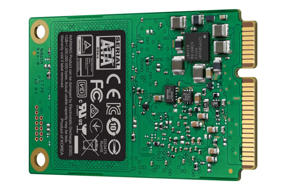 Samsung 860 EVO 500 GB MZ-M6E500BW mSATA SATA3 SSD Thumbnail 6