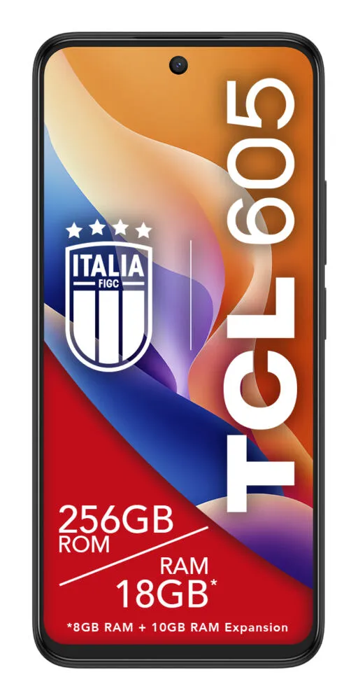 TCL 605 16,9 cm (6.67") Çift SIM Android 15 4G USB C Tipi 8 GB 256 GB 5200 mAh Siyah Akıllı Telefon Thumbnail 1