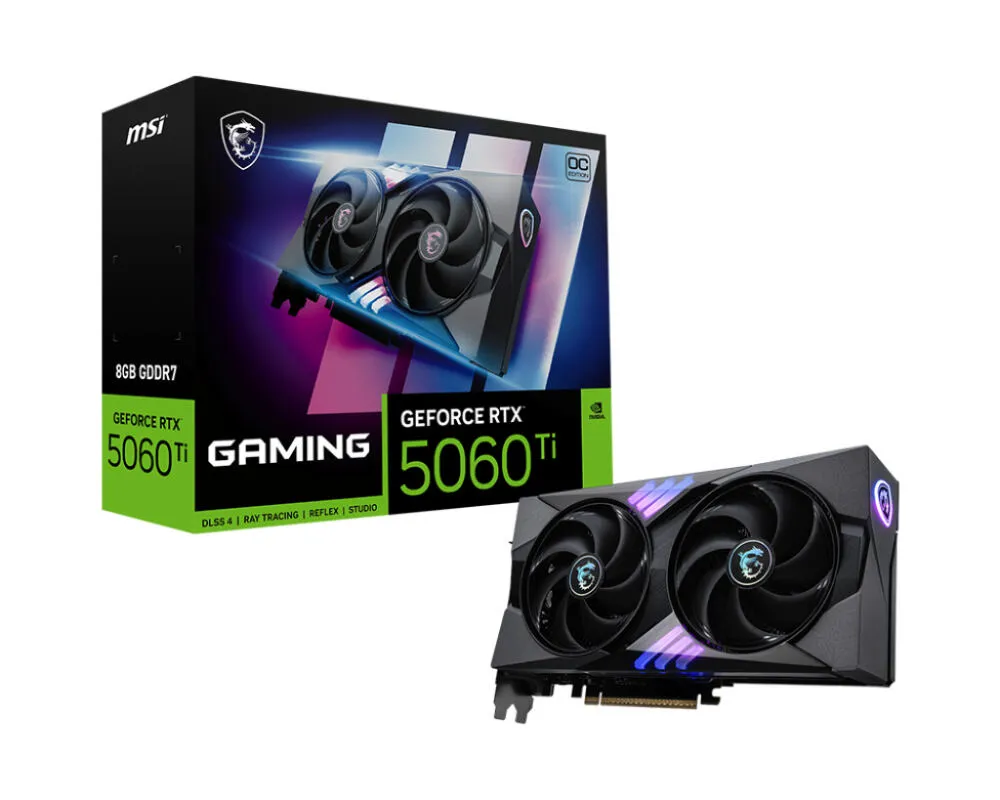MSI GEFORCE RTX 5060 TI 8G GAMING OC NVIDIA 8 GB GDDR7 Ekran Kartı