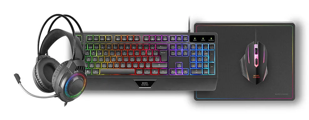 Mars Gaming MCP124PROFR RGB Oyuncu Klavyesi Thumbnail 2