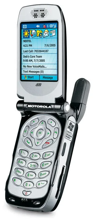 Motorola i930 5,59 cm (2.2") Siyah, Gümüş Akıllı Telefon
