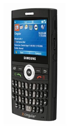 Samsung i607 BlackJack 5,84 cm (2.3") 1000 mAh Siyah Akıllı Telefon