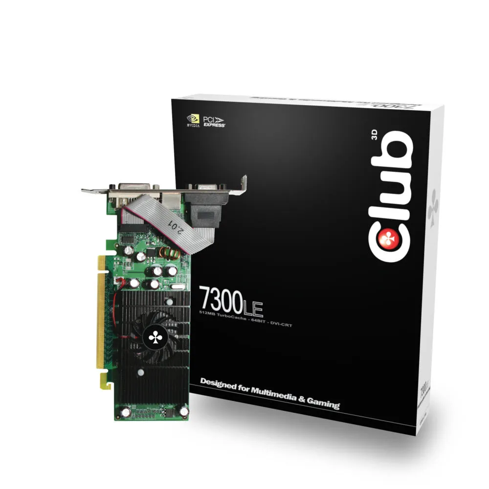 CLUB3D 7300LE 128MB GeForce 7600 GDDR2 Ekran Kartı