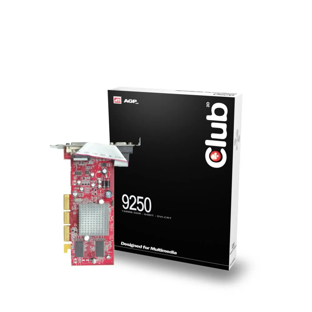 CLUB3D RADEON 9250 GDDR Ekran Kartı