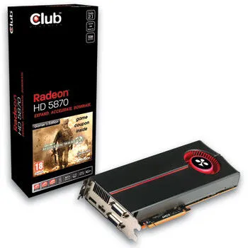 CLUB3D Radeon HD5870 AMD 1 GB GDDR5 1024 MB Ekran Kartı
