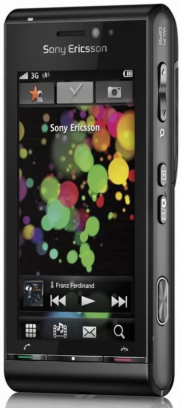Sony Satio 1235-5528 8,89 cm (3.5") Tek SIM Symbian OS Siyah Akıllı Telefon
