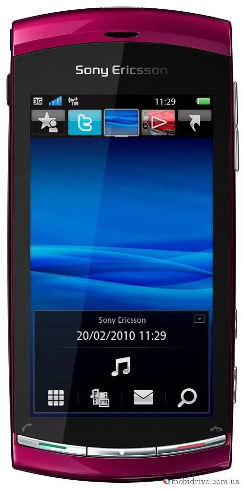 Sony Vivaz 8,13 cm (3.2") Symbian OS Kırmızı Akıllı Telefon
