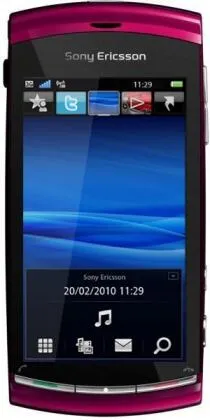 Sony Vivaz 1238-6914 8,13 cm (3.2") Tek SIM Symbian OS Kırmızı Akıllı Telefon