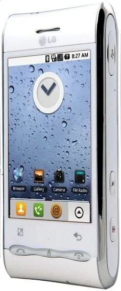 LG GT540 7,62 cm (3") Tek SIM 1500 mAh Beyaz Akıllı Telefon