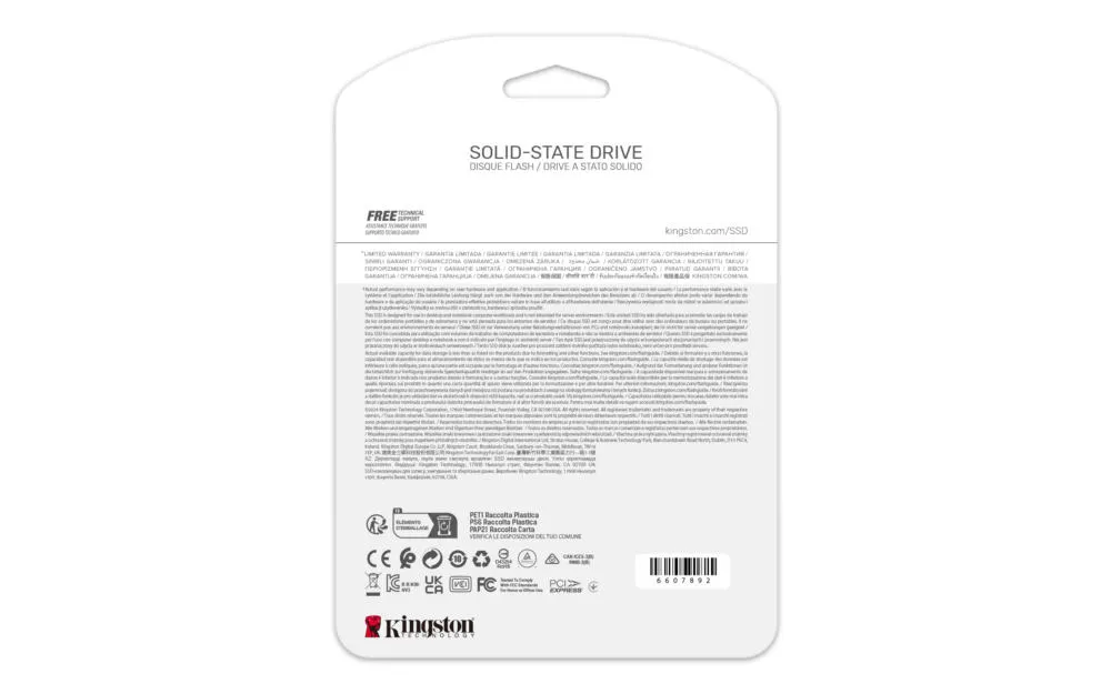 Kingston Technology NV3 SNV3S/4000G 4 TB M.2 22x80 Gen4 NVMe SSD Thumbnail 10