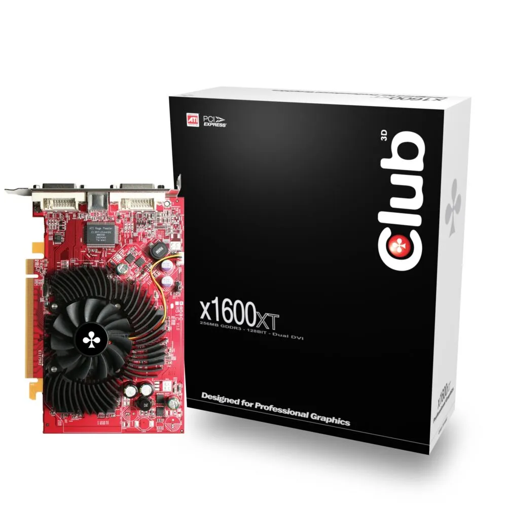 CLUB3D X1600XT 256MB GDDR3 128 MB Ekran Kartı