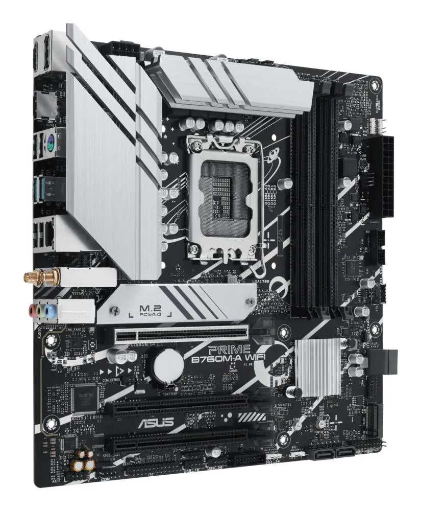 ASUS PRIME B760M-A WIFI 90MB1EL0-M1EAY0 LGA1700 4x DDR5 2x M.2 Micro-ATX Anakart Thumbnail 5