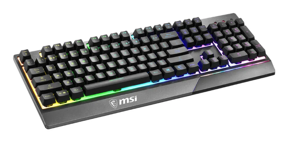 MSI VIGOR GK30 Oyun USB QWERTZ Almanca Siyah Klavye Thumbnail 1