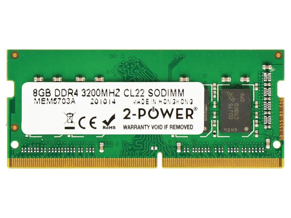 2-Power 2P-5M30Z71753 8 GB 1 x 8 GB DDR4 260-pin SO-DIMM RAM Bellek