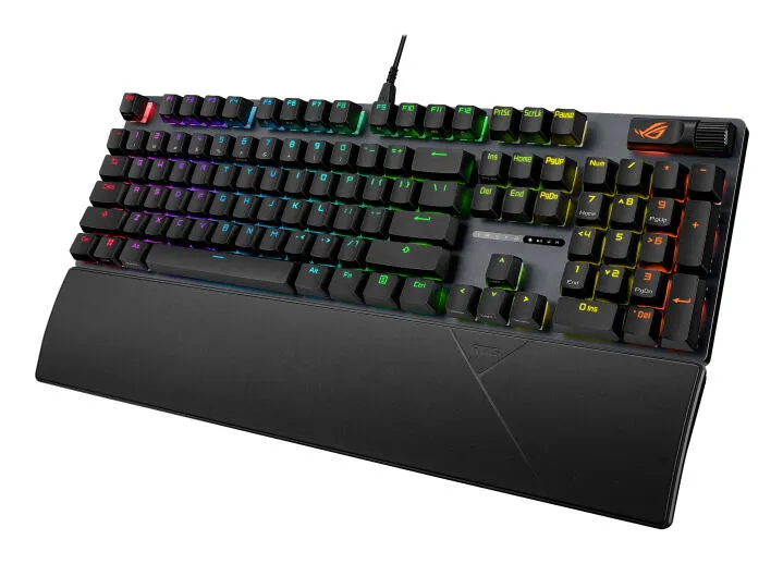 ASUS XA14 ROG STRIX SCOPE II X/NXSWV2/US/PBT 90MP03XF-BKUA20 Mekanik RGB Oyuncu Klavyesi Thumbnail 2