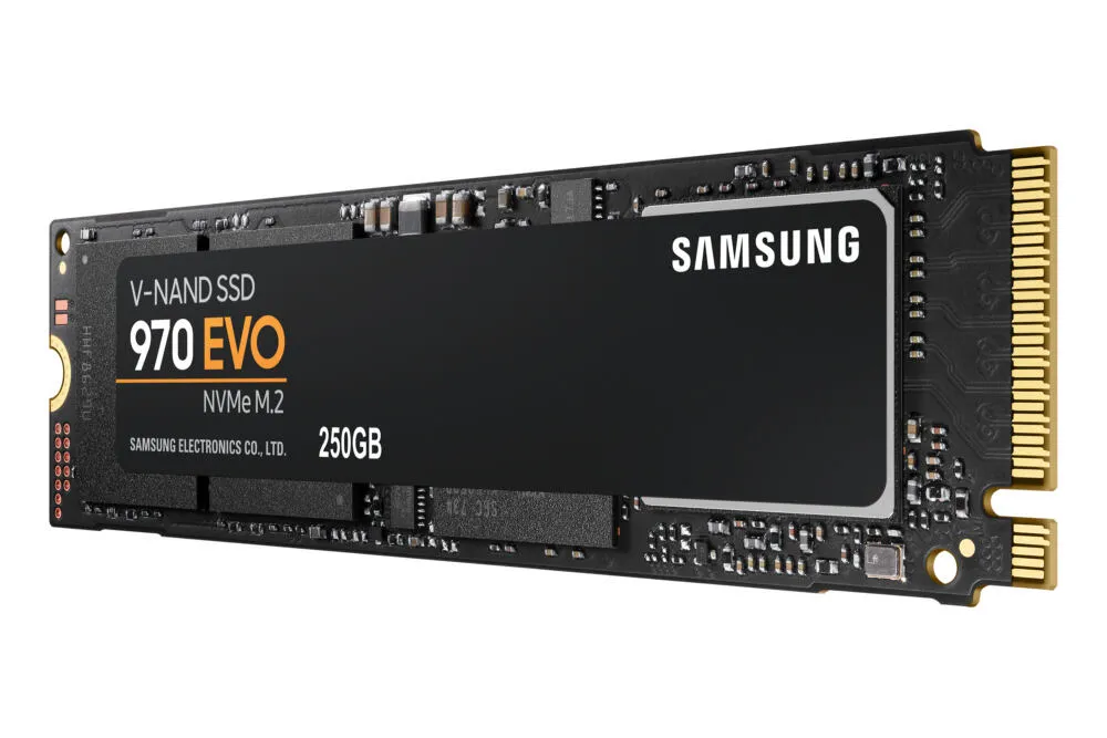 Samsung 970 EVO 250 GB MZ-V7E250BW M.2 Gen3 NVMe SSD Thumbnail 3