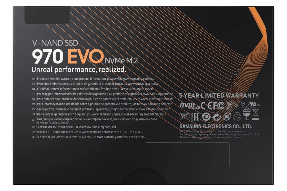 Samsung 970 EVO 2 TB MZ-V7E2T0BW M.2 Gen3 NVMe SSD Thumbnail 9