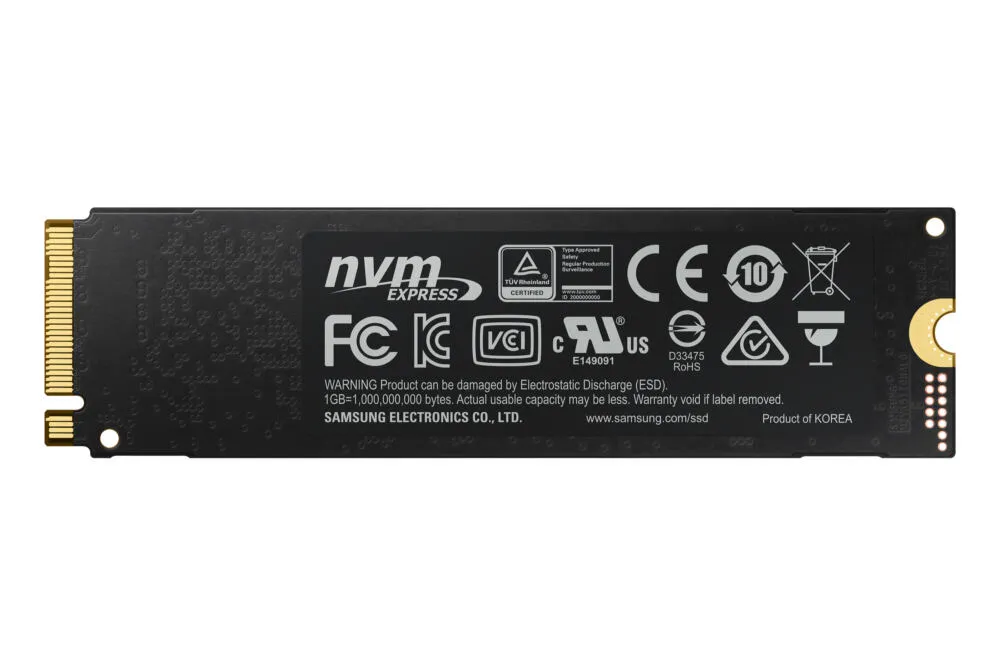 Samsung 970 EVO 2 TB MZ-V7E2T0BW M.2 Gen3 NVMe SSD Thumbnail 1