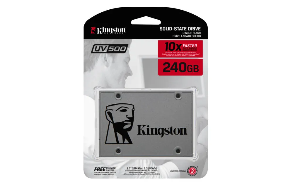 Kingston Technology UV500 240 GB SUV500/240G 2.5" SSD Thumbnail 6