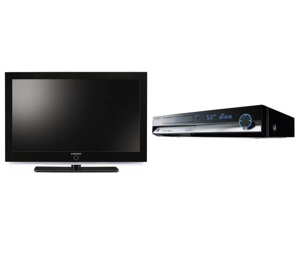 Samsung LE-46F71BX+SAMBDP1000 Full HD kalitesi Siyah TV Thumbnail 0