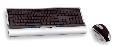 CHERRY eVolution MARLIN Wireless Laser MultiMedia Desktop Fare dahil RF kablosuz Klavye Thumbnail 0