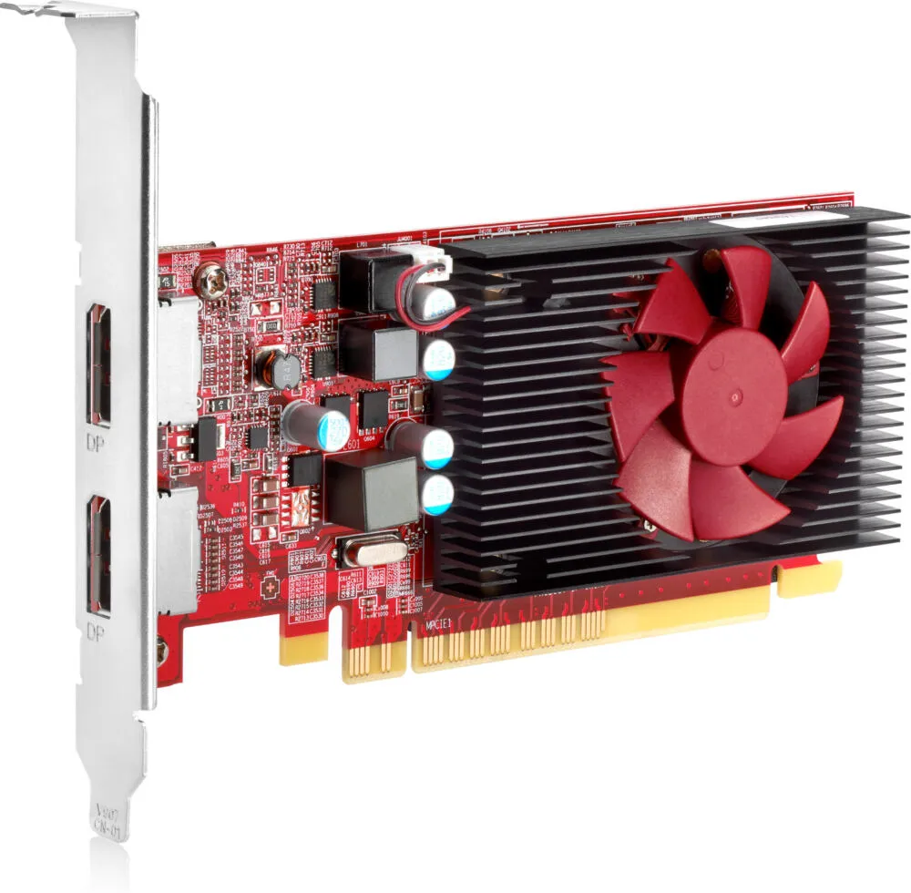 HP AMD Radeon R7 430 2 GB LP 2DP PCIe x16 GF 3MQ82AA GDDR5 Ekran Kartı Thumbnail 2