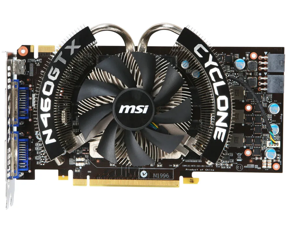MSI V232-014R 1 GB GeForce GTX 460 GDDR5 Ekran Kartı Thumbnail 7