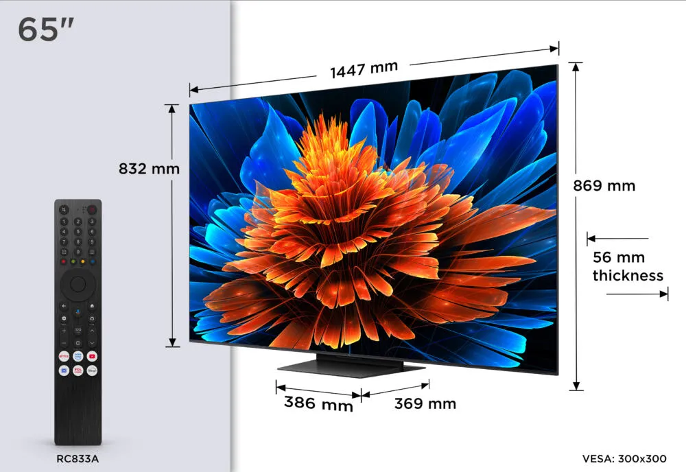 TCL 65MQLED80K 65 inç 144Hz 4K Ultra HD TV Thumbnail 4