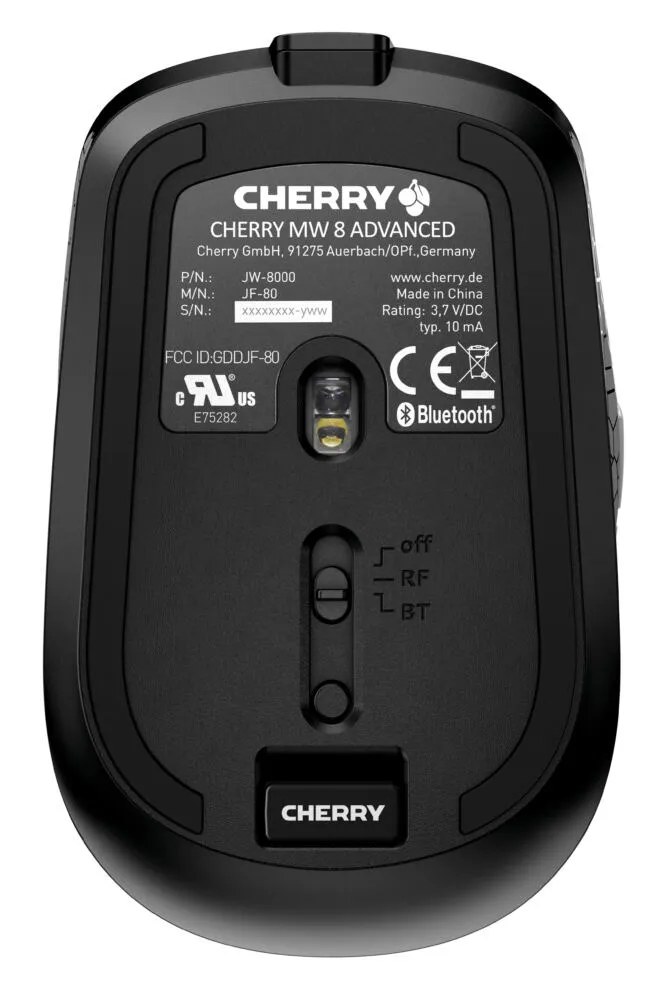 CHERRY MW 8 ADVANCED JW-8000 3000 DPI Bluetooth Kablosuz Mouse Thumbnail 2