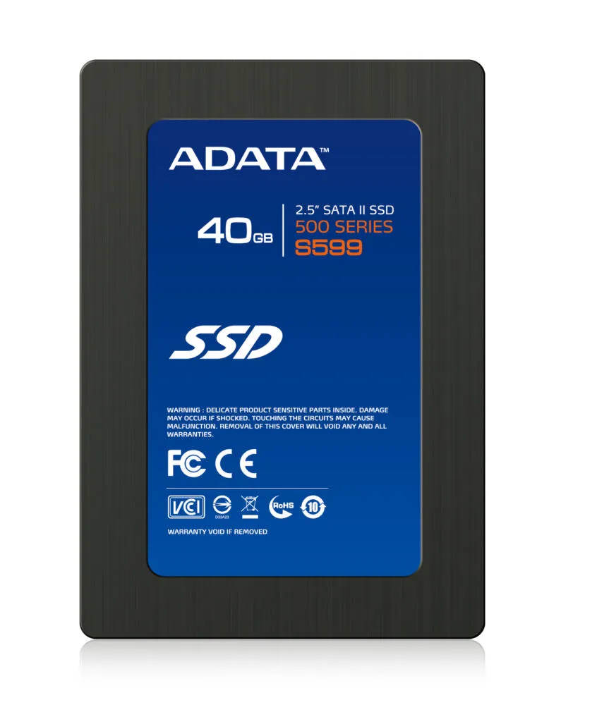 ADATA S599 40 GB 2.5" Serial ATA II SSD SSD Diskle