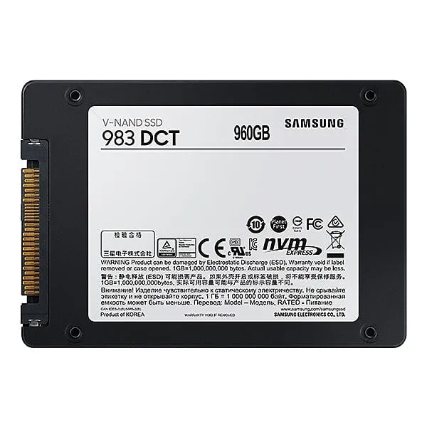 Samsung 983 DCT 960 GB MZ-QLB960NE 2.5" NVMe SSD Thumbnail 6