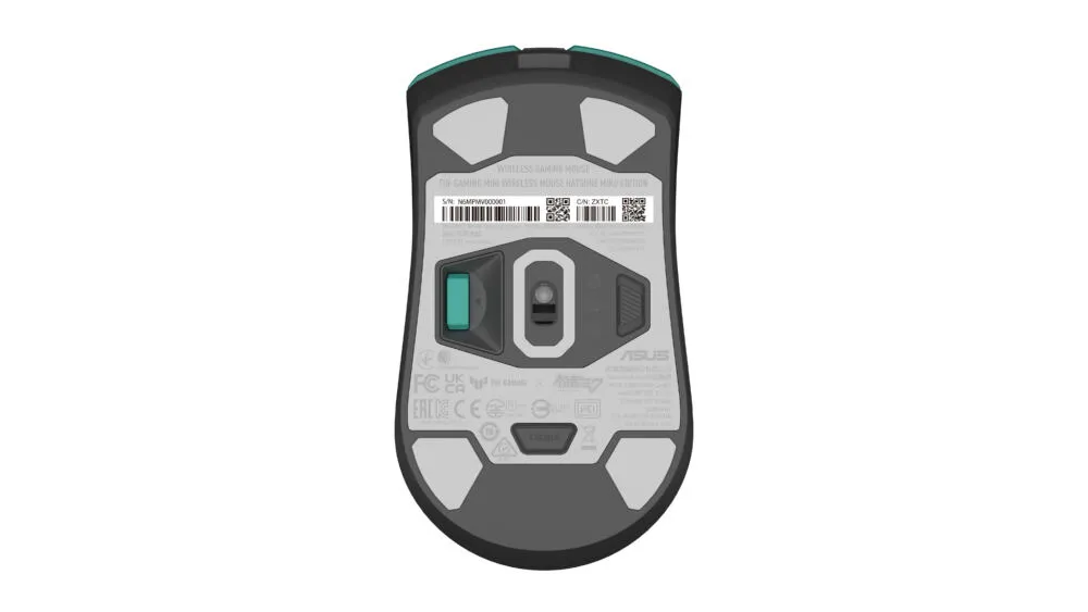 ASUS TUF Gaming Mini Hatsune Miku Edition 90MP0420-BMUA00 1200 DPI Bluetooth Oyuncu Faresi Thumbnail 5