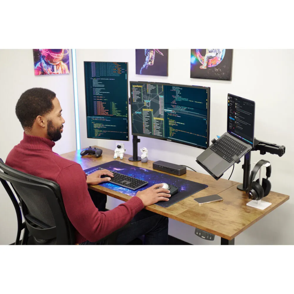 Kensington K75408UK Ev / Ofis RF Kablosuz + Bluetooth QWERTY İngiliz İngilizcesi Gri Klavye Thumbnail 5