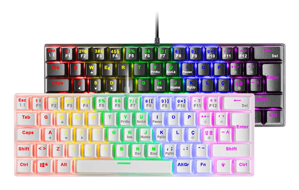 Mars Gaming MK60 MK60WBRPT Mekanik RGB Oyuncu Klavyesi Thumbnail 4