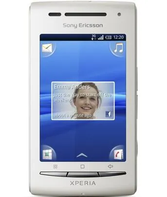 Sony Xperia X8 7,62 cm (3") Tek SIM 3G Beyaz Akıllı Telefon