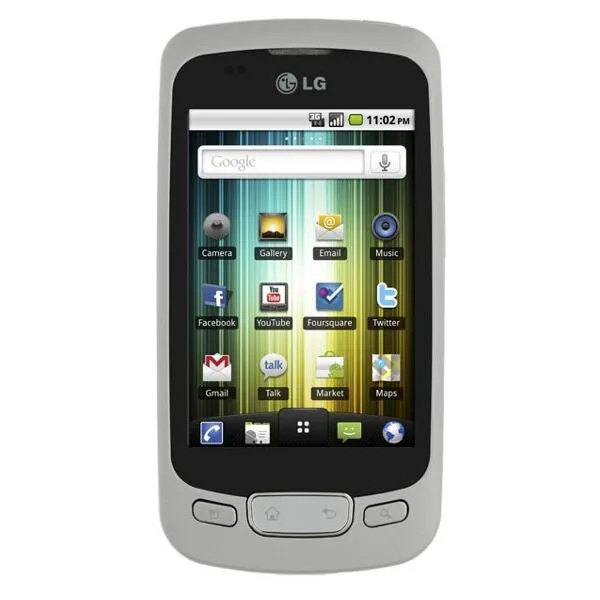 LG Optimus One P500 20,6 cm (8.1") Tek SIM Android 2.2 3G 1500 mAh Gümüş Akıllı Telefon Thumbnail 0