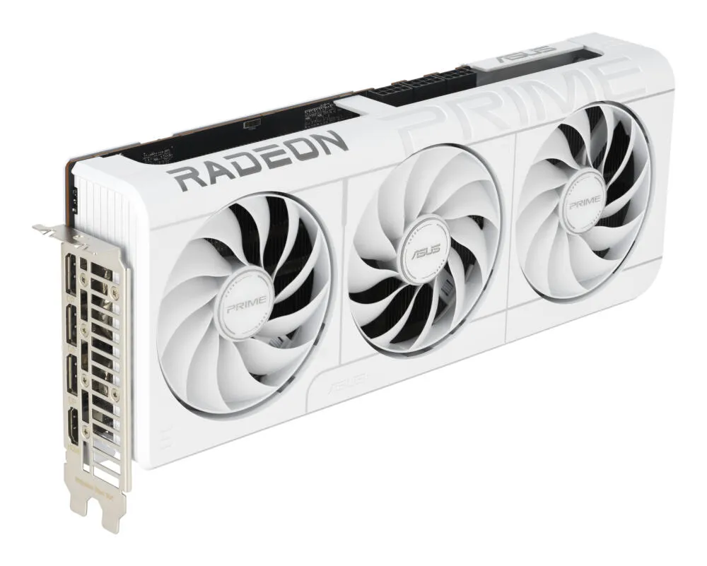 ASUS PRIME-RX9070XT-O16G-WHITE 90YV0L75-M0NA00 16 GB GDDR6 Ekran Kartı Thumbnail 1