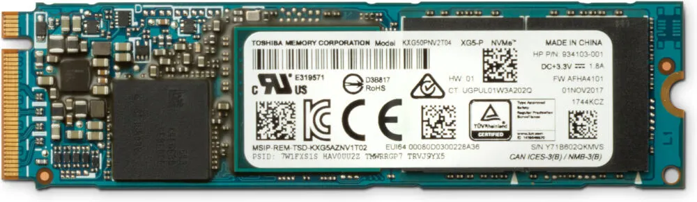 HP Z Turbo Drive G2 2 TB 3KP45AA M.2 22x80 SSD Thumbnail 1