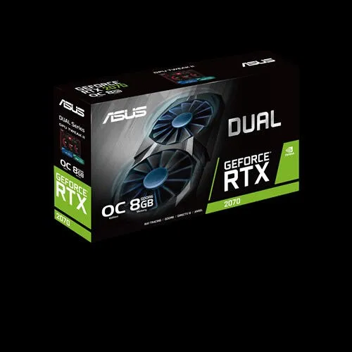 ASUS DUAL-RTX2070-O8G 8 GB 90YV0C82-M0NA00 GDDR6 Ekran Kartı Thumbnail 1