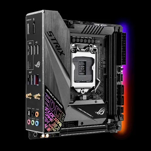 ASUS ROG STRIX Z390-I GAMING 90MB0YB0-M0EAY0 LGA1151 2x DDR4 2x M.2 Mini-ITX Anakart Thumbnail 4