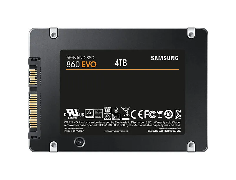 Samsung 860 EVO 4 TB MZ-76E4T0B 2.5" SSD Thumbnail 7