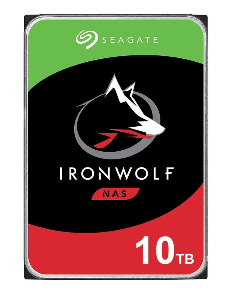 Seagate IronWolf ST10000VN000 sabit disk sürücüsü 10 TB 7200 RPM 256 MB 3.5" Serial ATA III