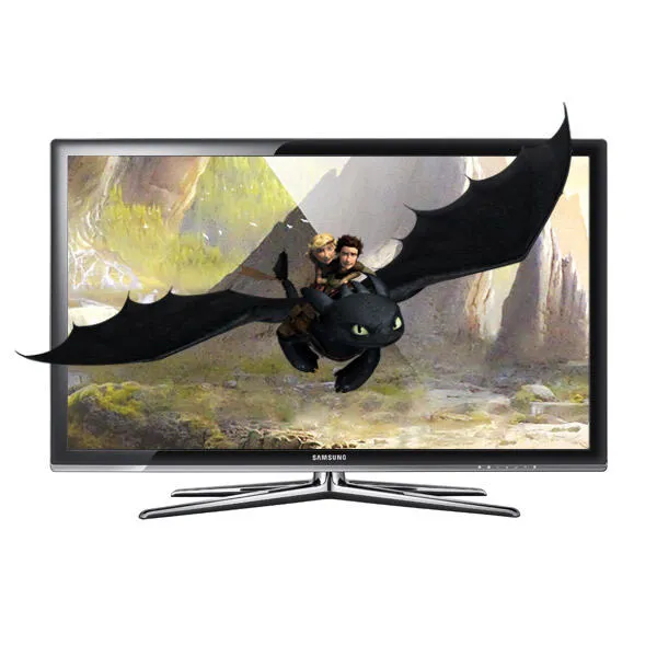 Samsung UN55C7000+SSG-P2100T Full HD kalitesi Siyah TV Televizyon (TV)