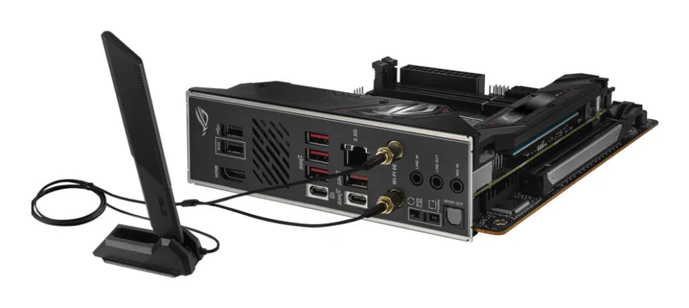 ASUS ROG STRIX B650E-I GAMING WIFI AM5 2x DDR5 2x M.2 Mini-ITX Anakart Thumbnail 2